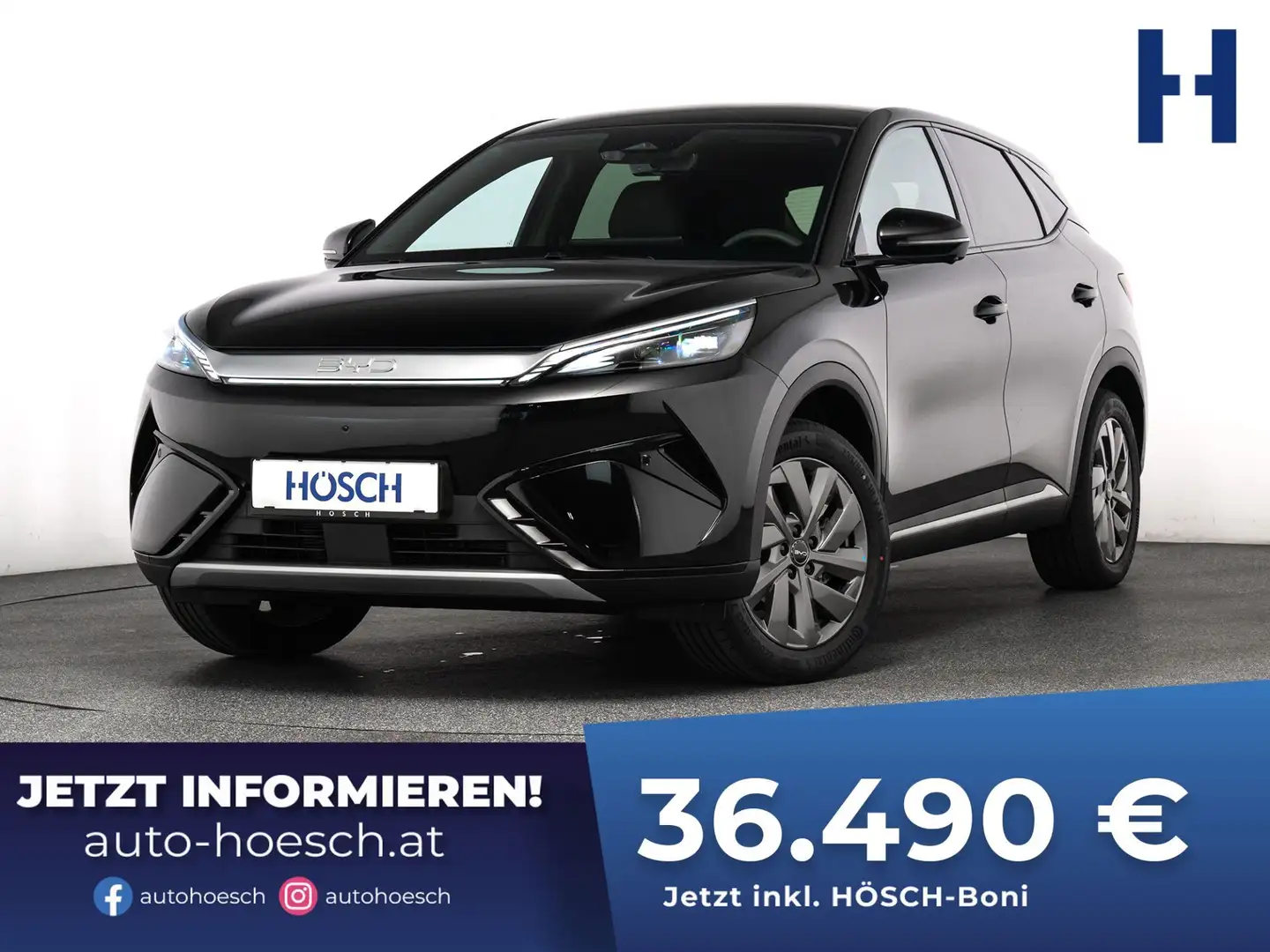 BYD Atto 3 EVO DESIGN 74,8 kWh NEUWAGEN MEGAPREIS Schwarz - 1