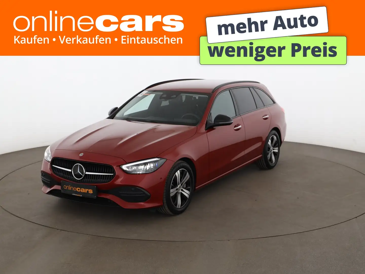 Mercedes-Benz C 220 d T 4Matic Avantgarde Aut LED HEAD-UP RADAR Rot - 1