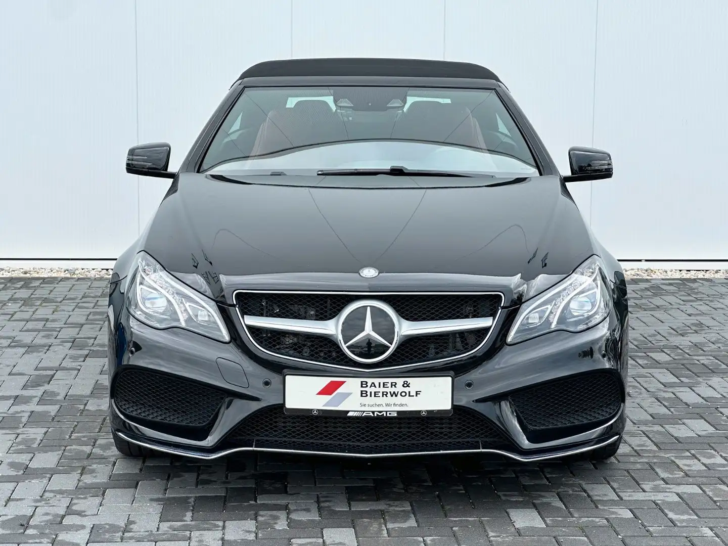 Mercedes-Benz E 350 d Cabrio AMG LINE MEMORY AIRSCARF AIRCAP Schwarz - 2