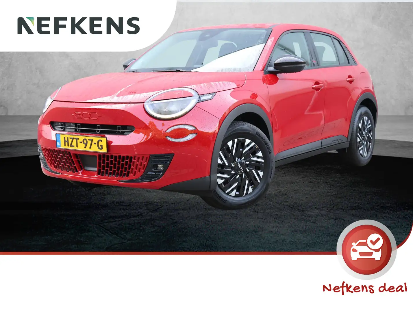 Fiat 600e RED 54 kWh | Apple carplay/Android auto | Parkeers Rouge - 1