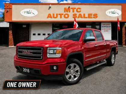 Red 2016 GMC Canyon Pickup Truck Four-Wheel Drive Automatic