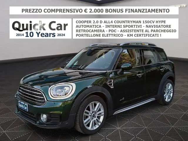 MINI Cooper D Countryman 2.0 Hype all4 NAVI,RETROCAMERA,PDC,CARPLAY!