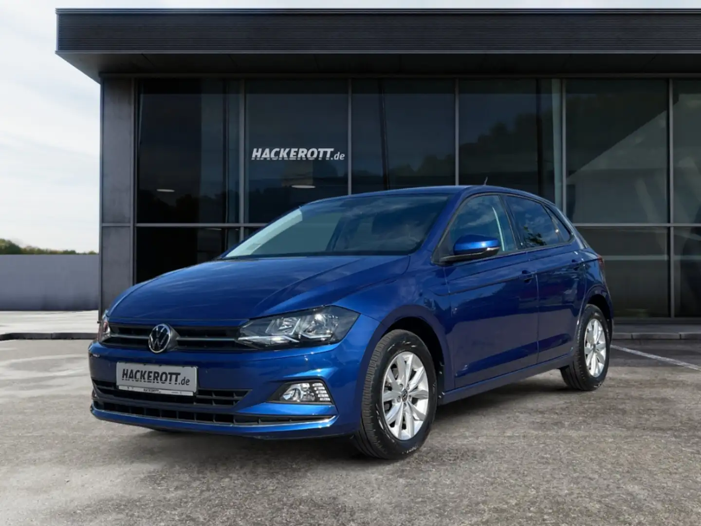 Volkswagen Polo VI Highline 1.0 TSI App-Connect Sitzhzg.PDC Blau - 1