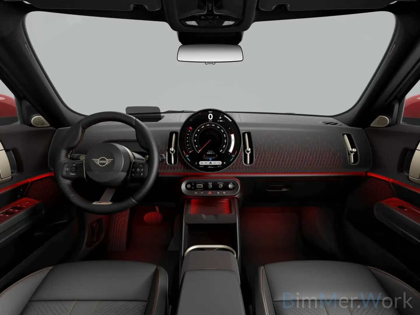 MINI Cooper S Countryman JCW Trim Pano HUD 360° Schwarz - 2