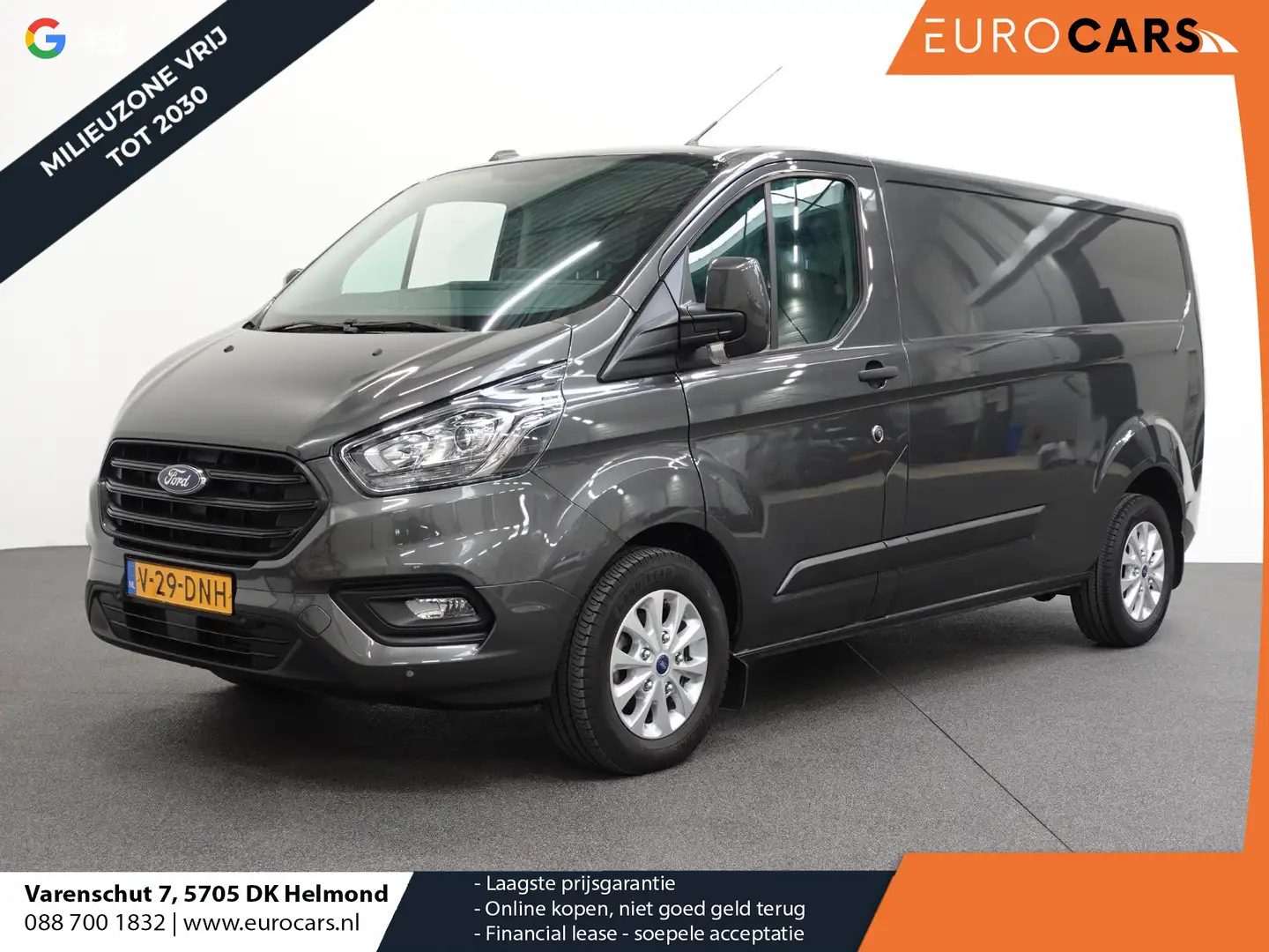 Ford Transit Custom 300 2.0 TDCI L2H1 Trend Automaat Airco Navi Cruise Gris - 1