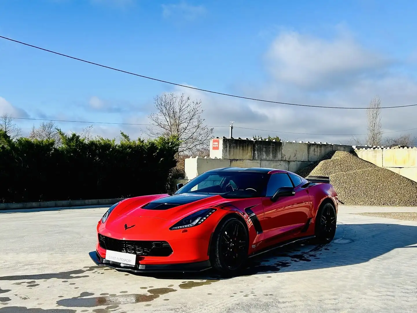Chevrolet Corvette 6.2 V8 659CH 3LZ Z06 AT8 TARGA SUPERCHARGED Czerwony - 1
