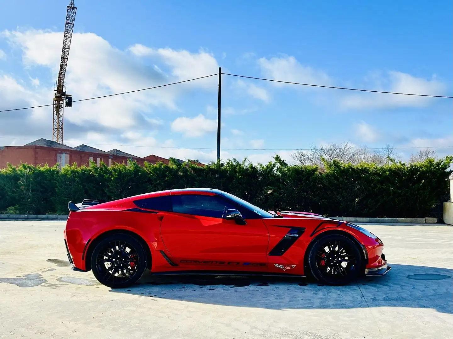 Chevrolet Corvette 6.2 V8 659CH 3LZ Z06 AT8 TARGA SUPERCHARGED Czerwony - 2