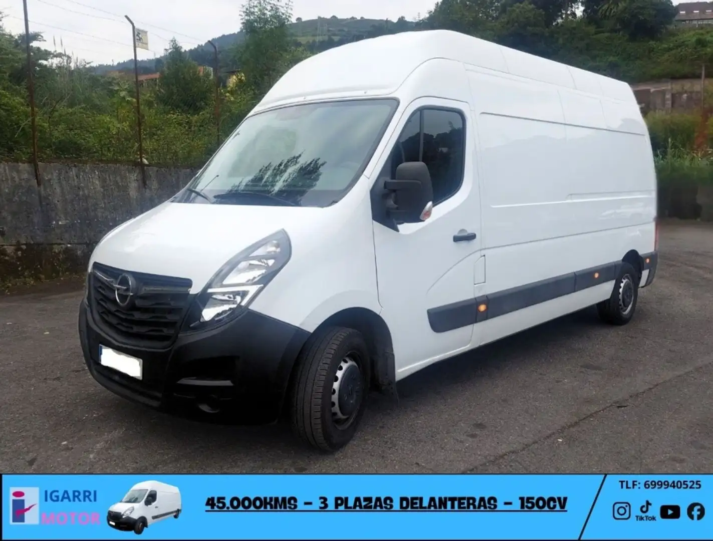 Opel Movano Fg. 2.3Turbo D S/S 150 L3H3 3500 Blanco - 1