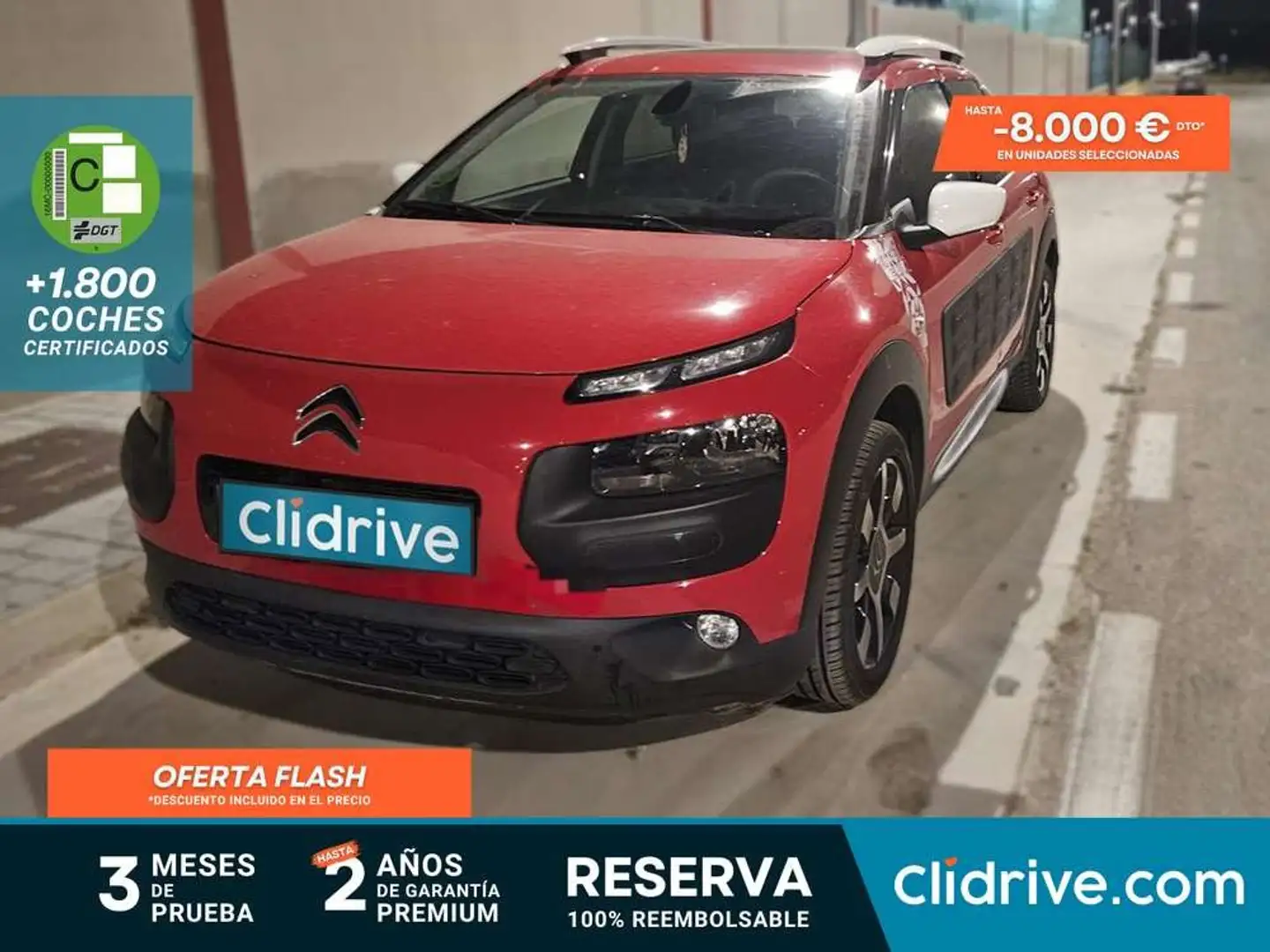 Citroen C4 Cactus 1.6 BlueHDi Shine 100 Rouge - 1