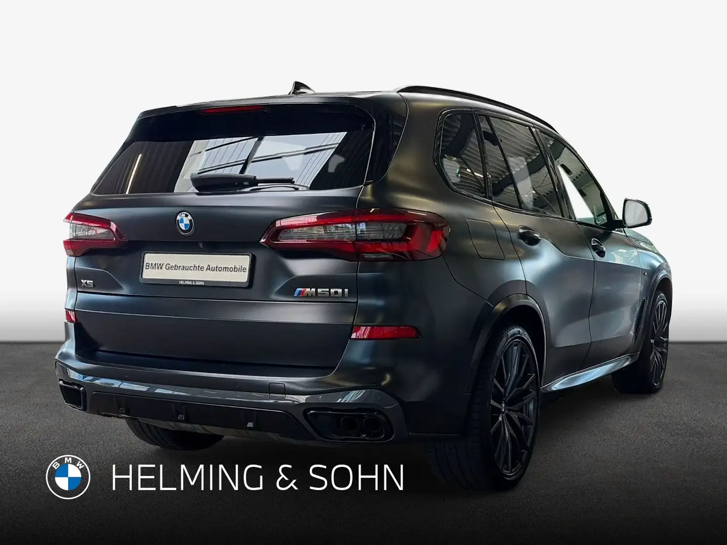 BMW X5 M 50i Black Vermilion B&W Surround  Pano AHK uvm. Noir - 2