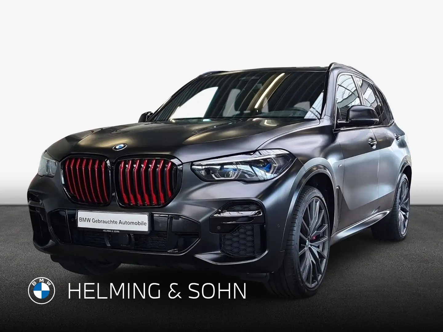 BMW X5 M 50i Black Vermilion B&W Surround  Pano AHK uvm. Noir - 1
