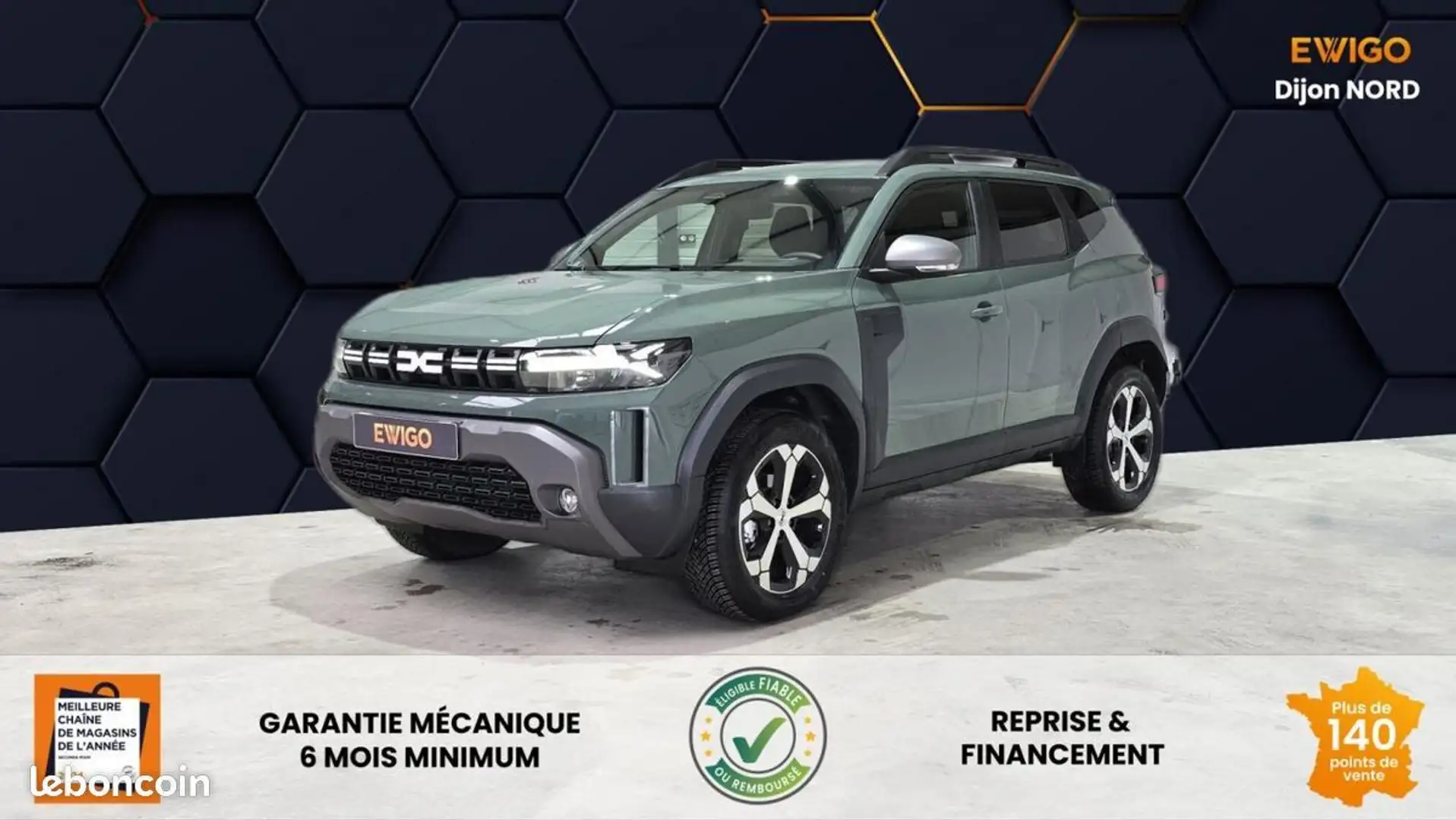 Dacia Duster NOUVEAU TCE 130ch 4X4 JOURNEY 23 352HT %2B PACK CO Groen - 1