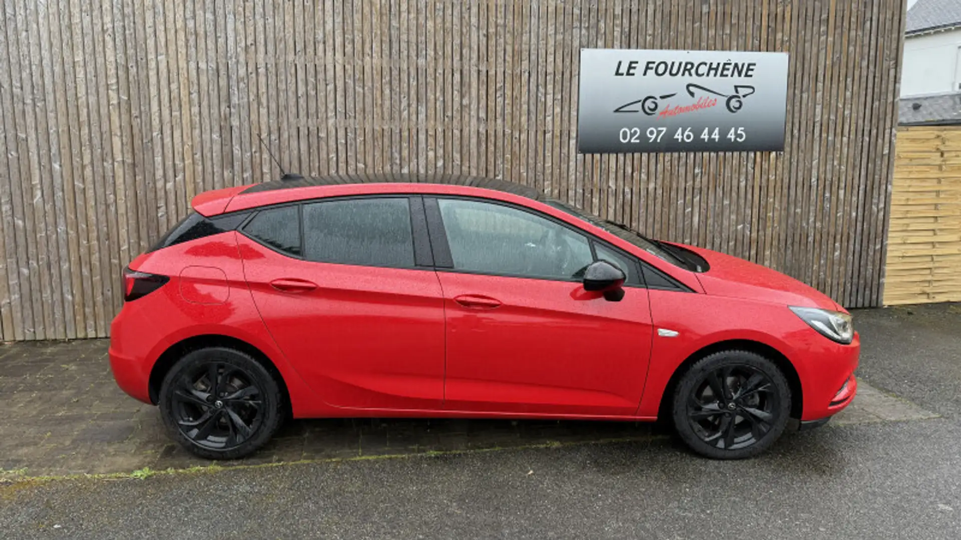Opel Astra 1.4 TURBO 125CH BLACK EDITION EURO6D-T Rouge - 2