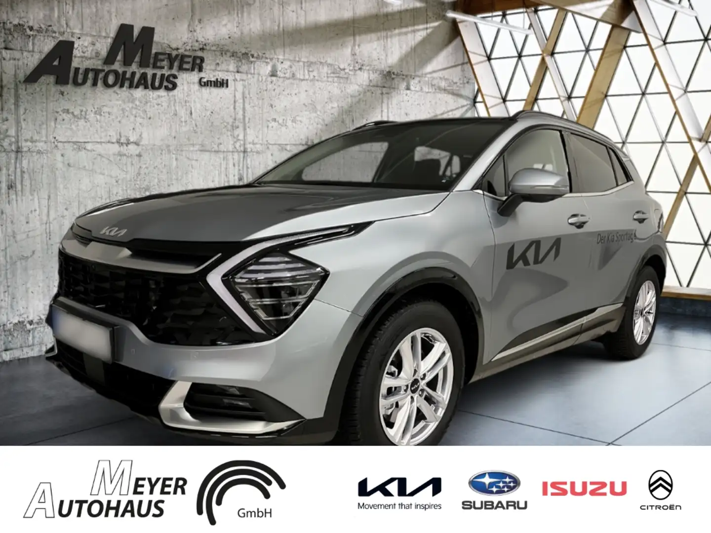 Kia Sportage 1.6T AWD DCT Spirit+ Glasdach+DriveWise-Park-Plus+ Silber - 2