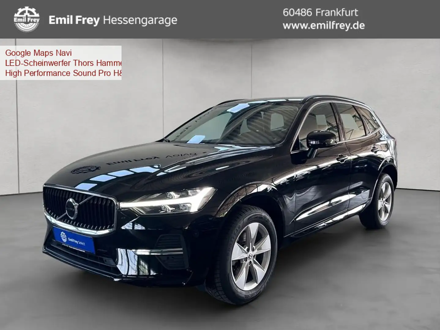 Volvo XC60 XC60 B4 AWD Momentum-Pro Aut Vollleder Standheizun Schwarz - 1