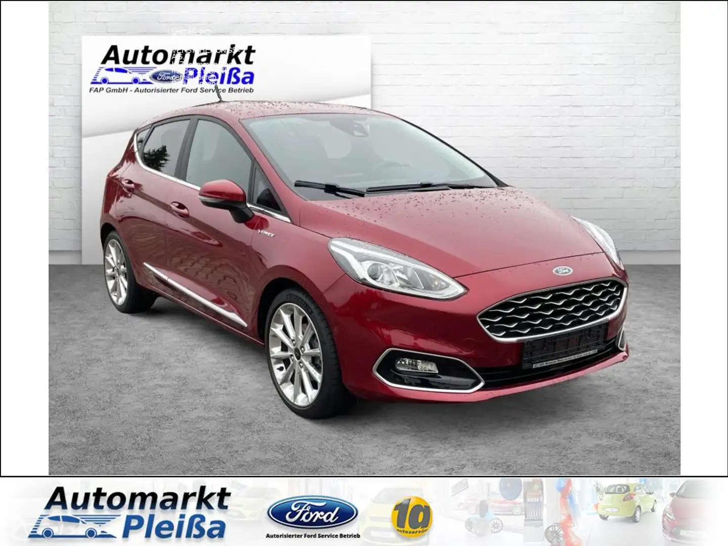 Ford Fiesta 1.0 EcoBoost S&S Aut. VIGNALE Rot - 2