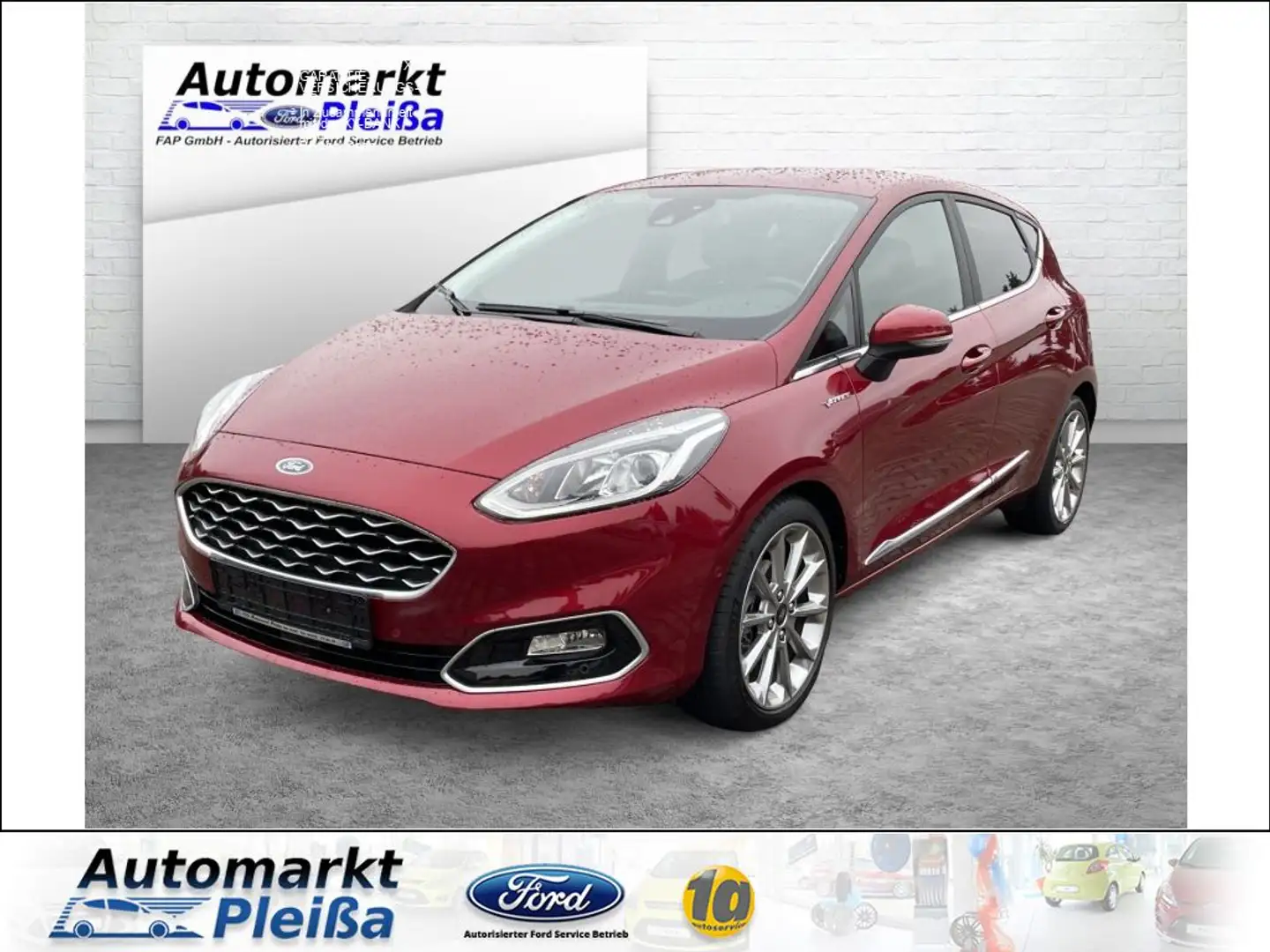 Ford Fiesta 1.0 EcoBoost S&S Aut. VIGNALE Rot - 1