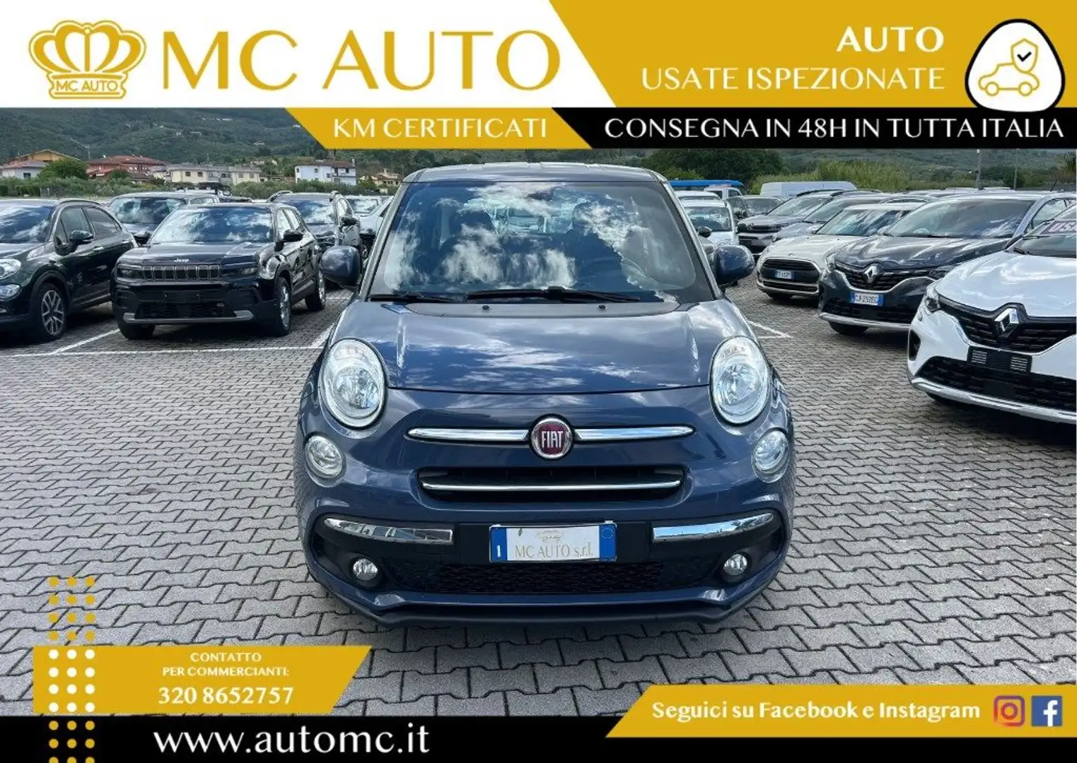 Fiat 500L 1.3 Multijet 95 CV Lounge PROMO CON FINANAZIAMENTO Blu/Azzurro - 2