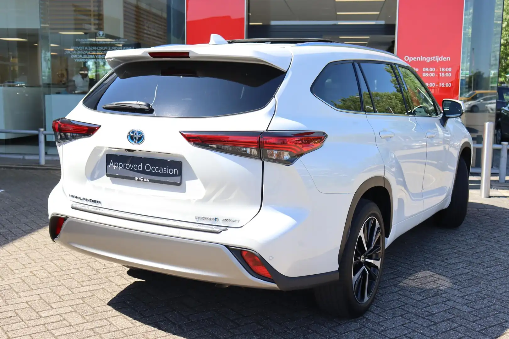 Toyota Highlander 2.5 AWD Hybrid Premium, Panodak Blanc - 2