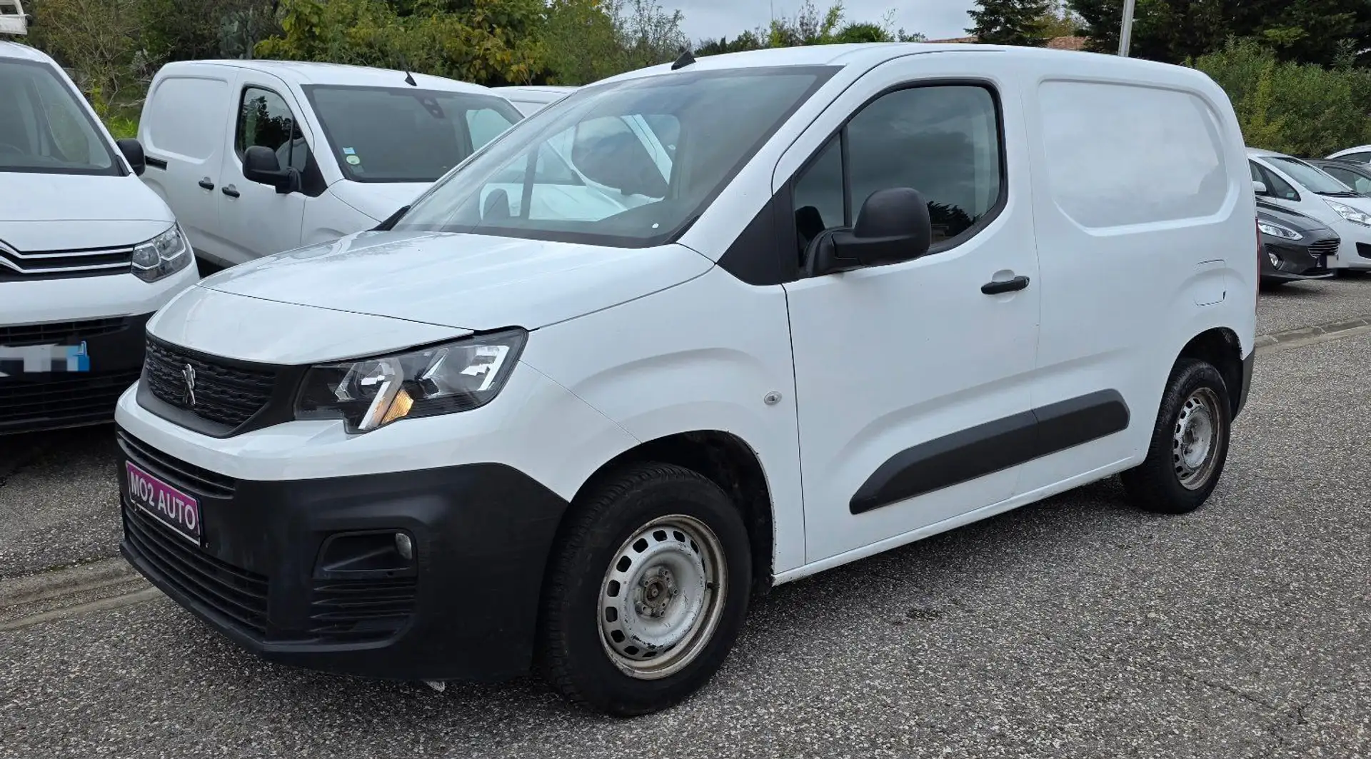 Peugeot Partner 3PL BLUEHDI 100ch 2020 REG RADAR TVA Weiß - 1