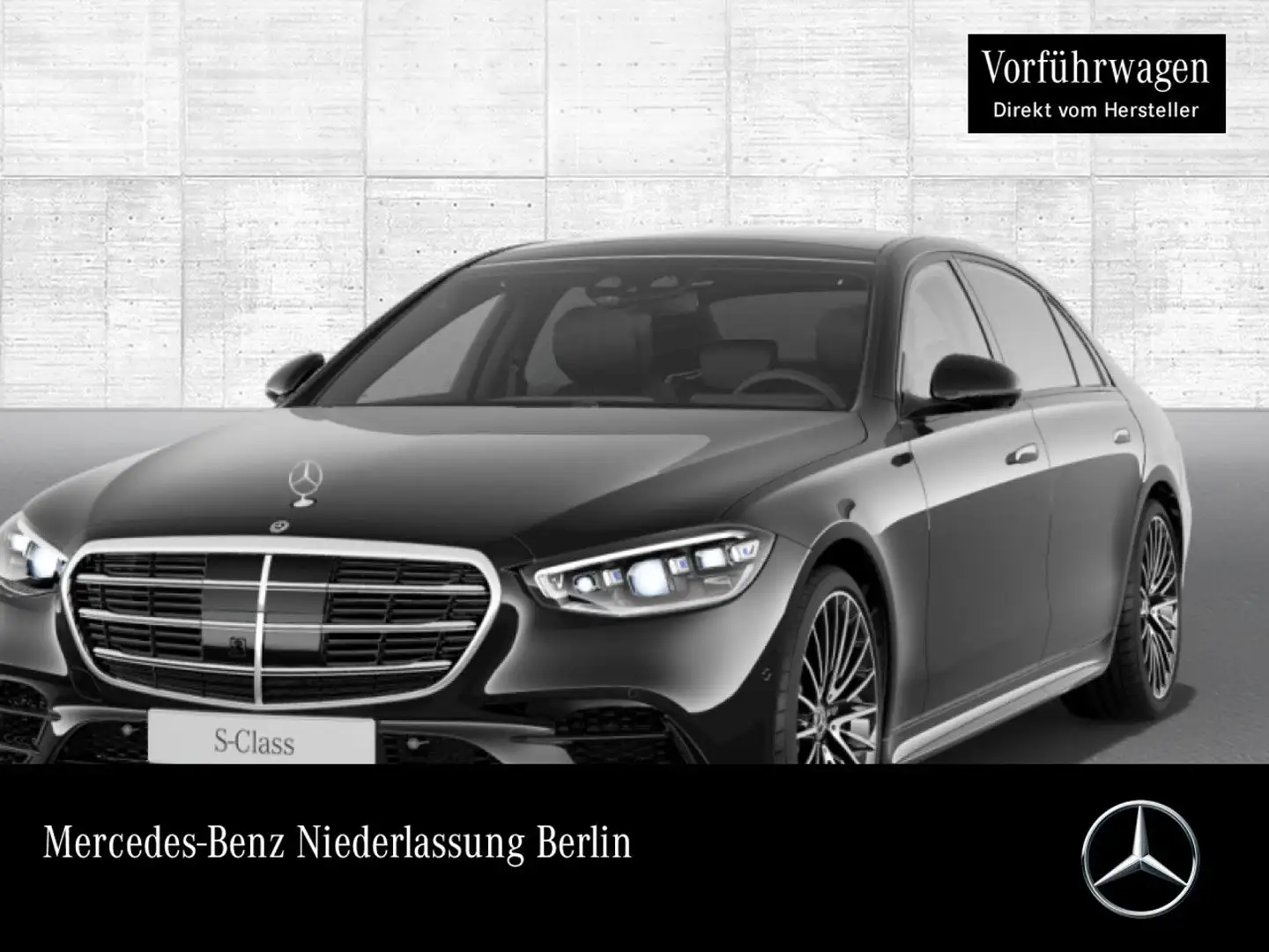 Mercedes-Benz S 500 L 4M AMG+NIGHT+PANO+DIGITAL-L+BURMESTER3D Nero - 1