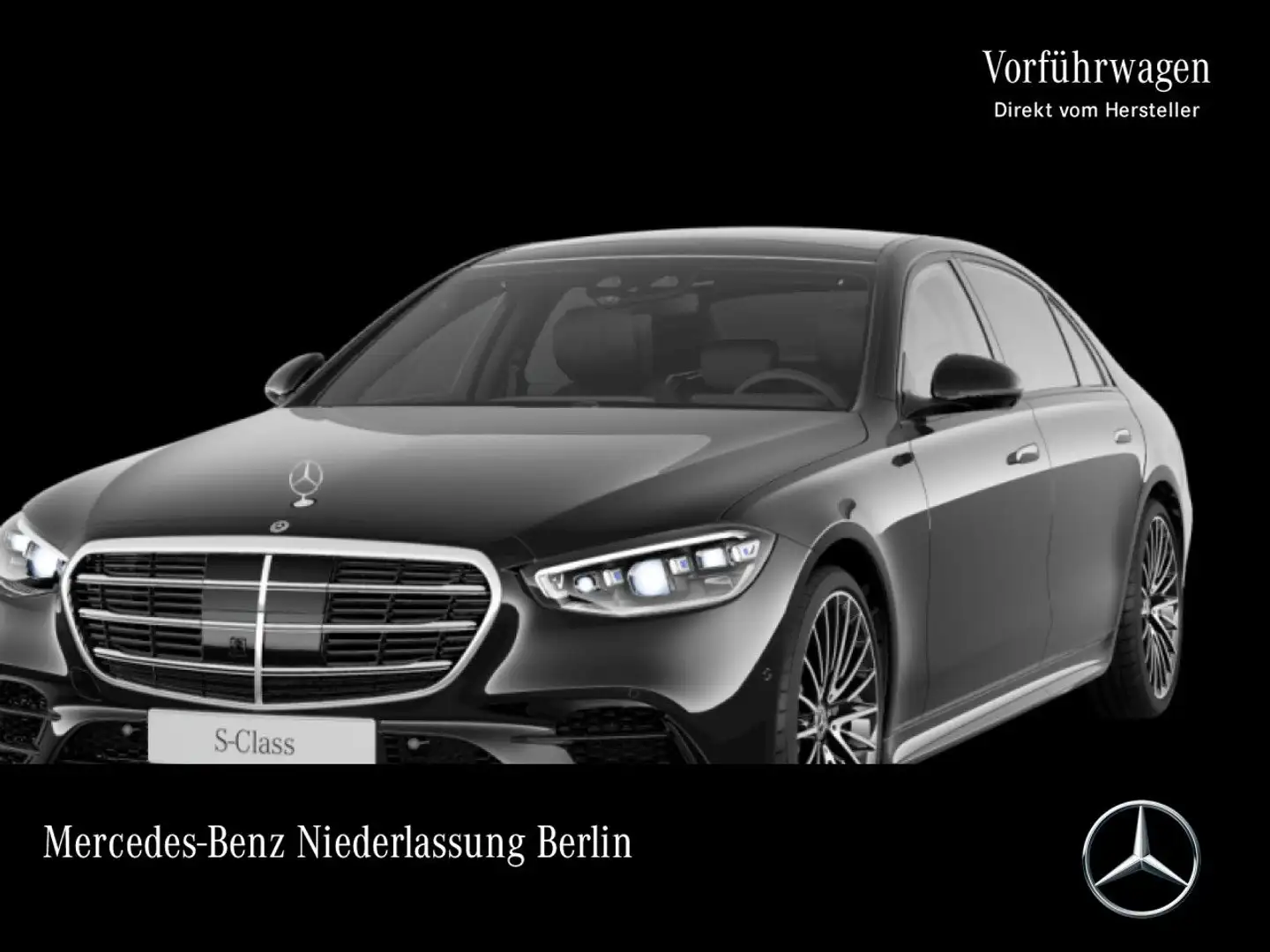 Mercedes-Benz S 500 L 4M AMG+NIGHT+PANO+DIGITAL-L+BURMESTER3D Zwart - 1