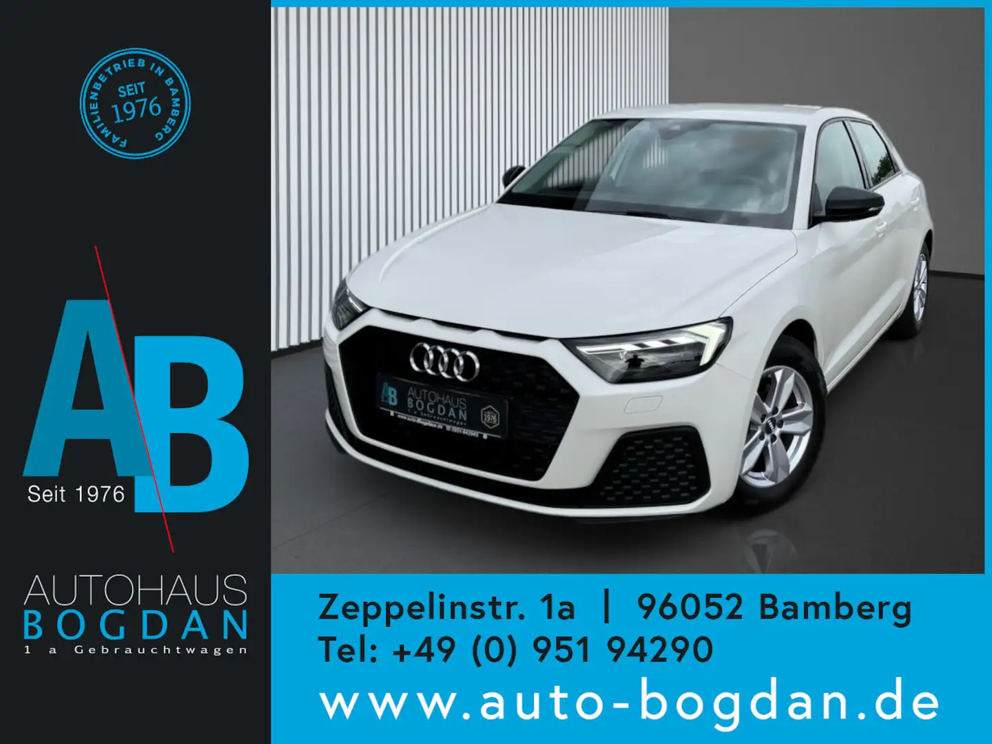 Audi A1 30 TFSI Navi v.App*LED*digit.Cockpit*Tempomat Weiß - 1