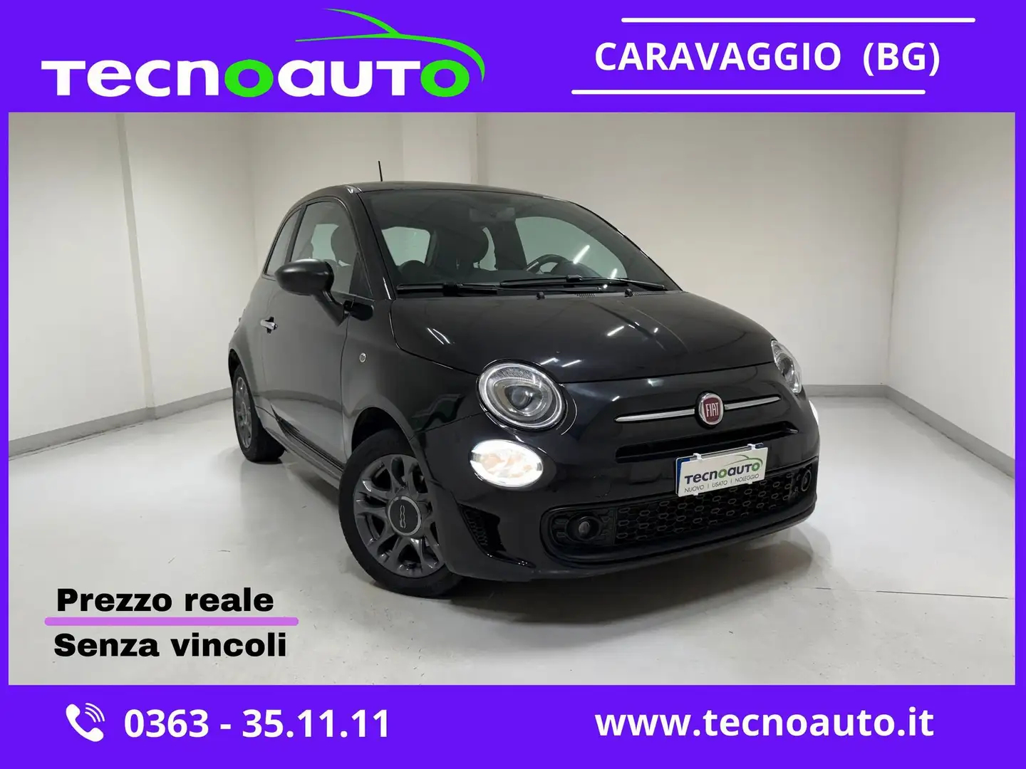 Fiat 500 500 1.0 Hybrid Connect Noir - 1