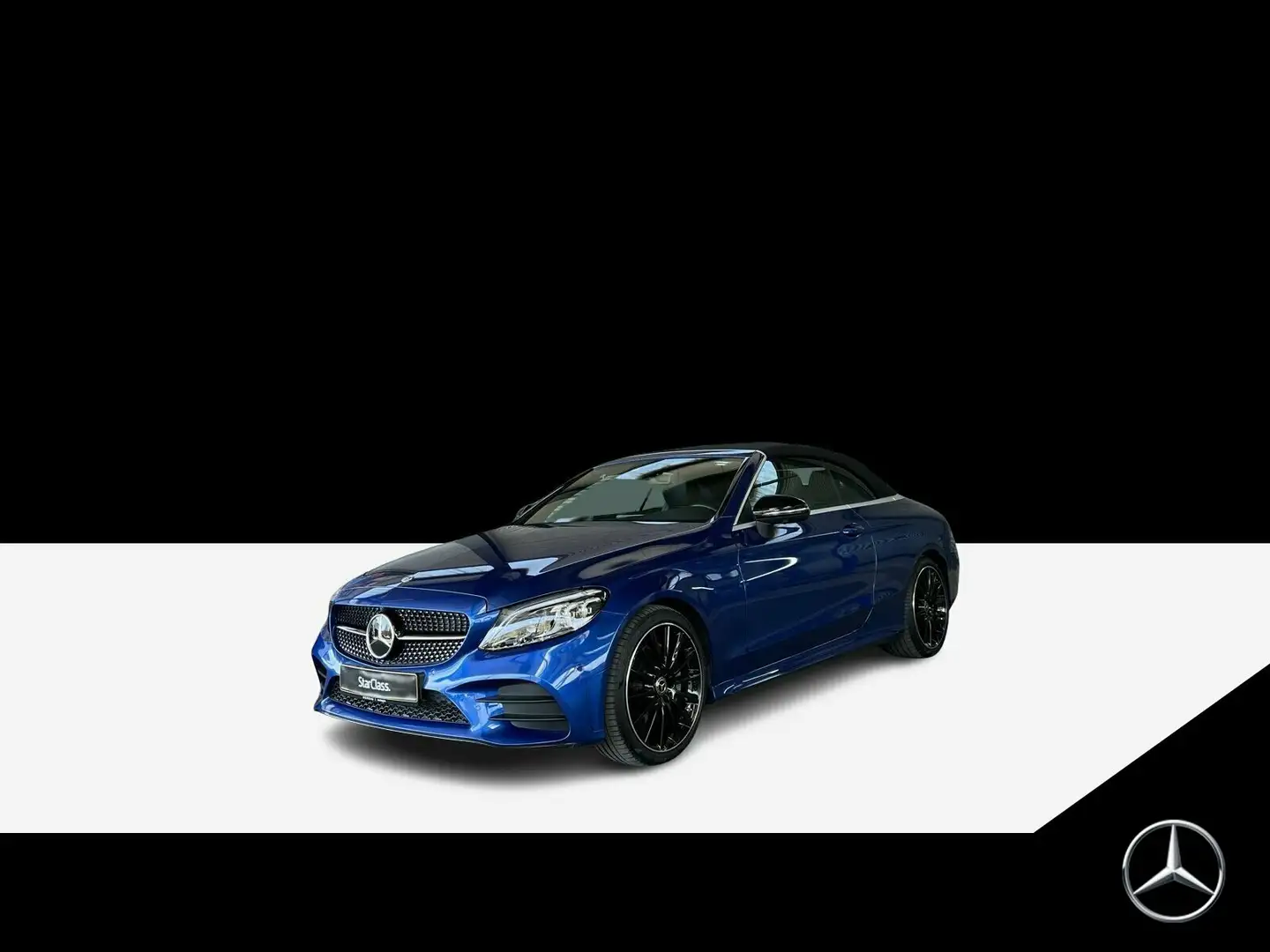 Mercedes-Benz C 200 C 200 Cabriolet AMG-Line Multi+360°+Burm+Night Bleu - 1