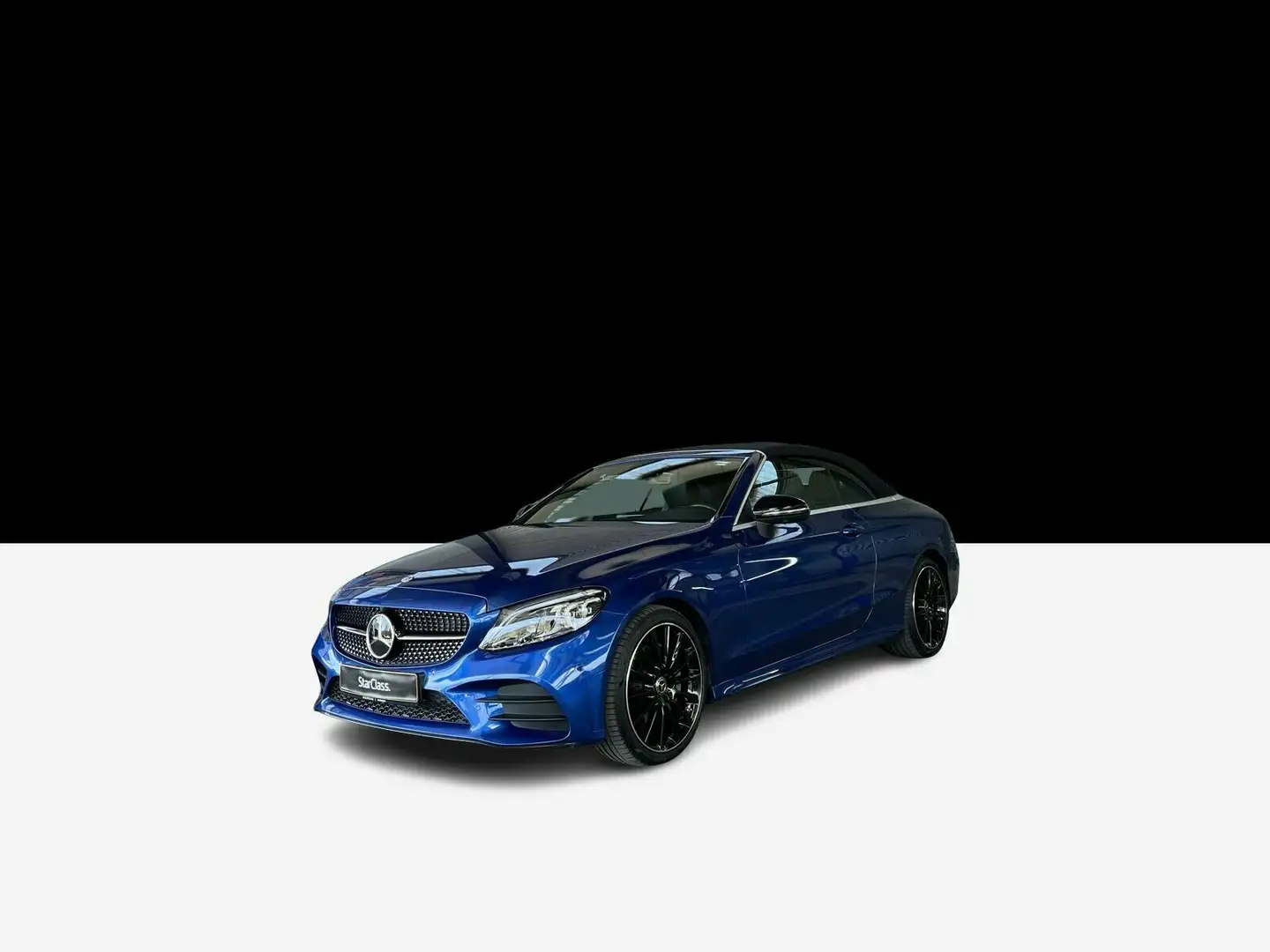 Mercedes-Benz C 200 C 200 Cabriolet AMG-Line Multi+360°+Burm+Night Niebieski - 1