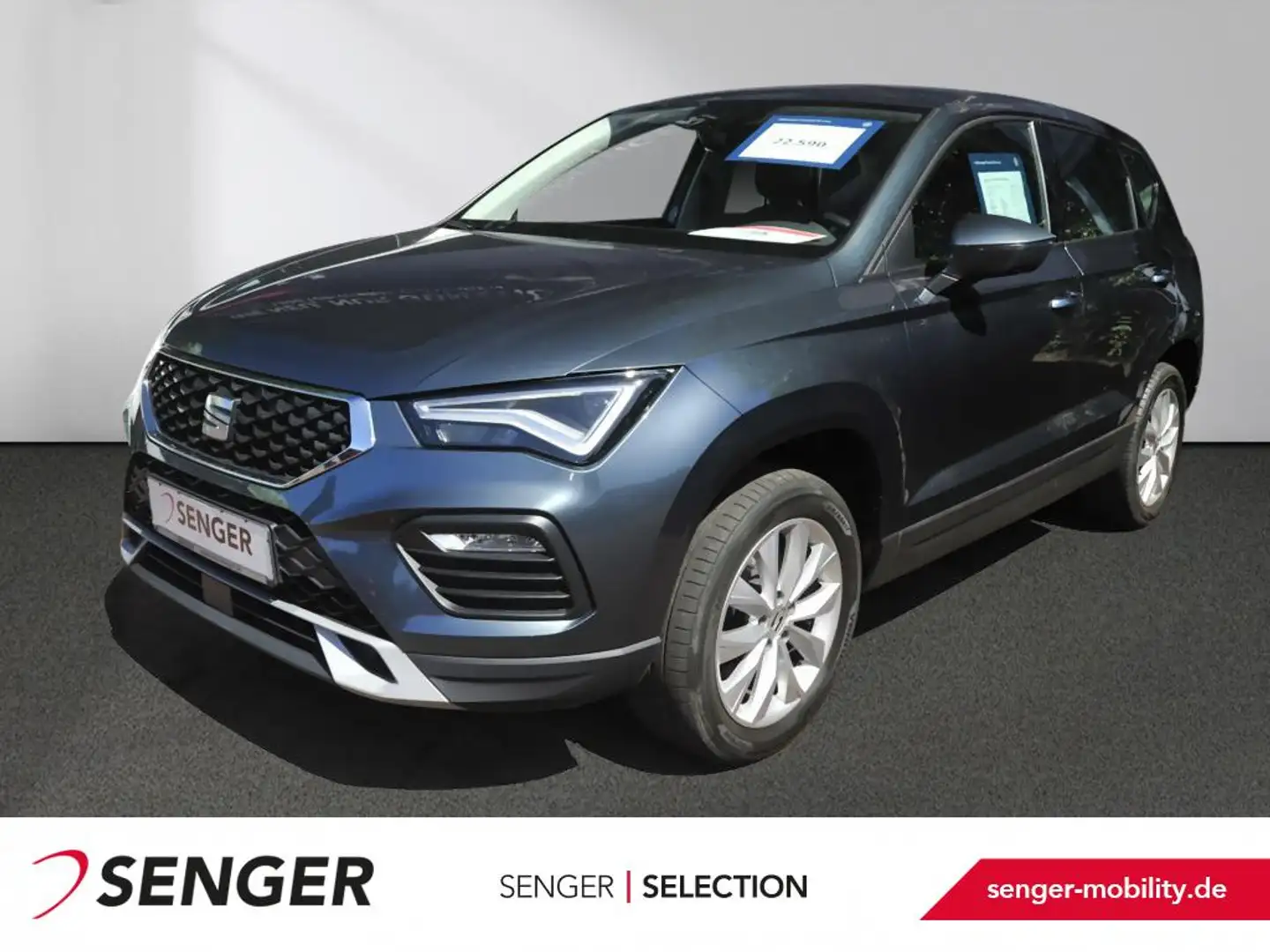 SEAT Ateca 2.0 TDI Style DSG LED Navi Panorama Beats Grau - 1