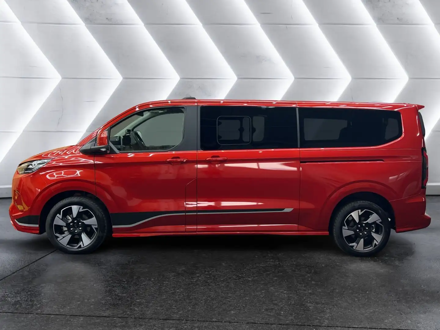 Ford Tourneo Custom L2 Sport | PHEV | Bus 8-Sitze | auf Lager Rot - 2