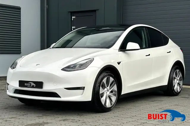 Tesla Model Y Long Range AWD 75 kWh TREKHAAK PANO LEER 1e eig.!
