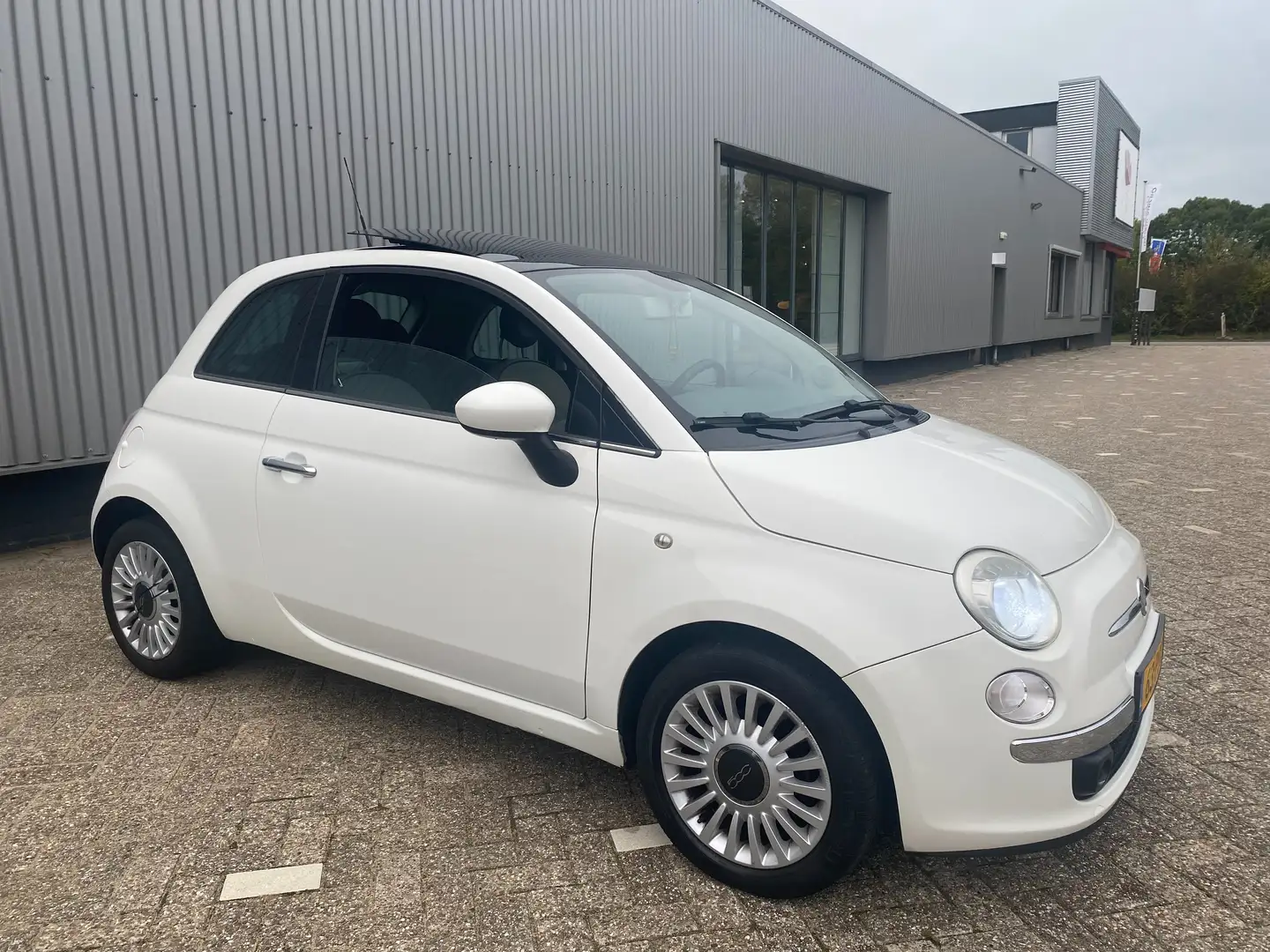 Fiat 500 1.2 Panormadak climatronic Wit - 1