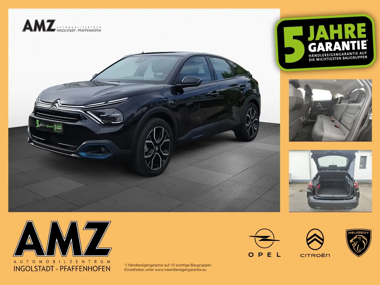 Citroen C4 ë Feel Pack HUD NAVI Klimaauto. W-Paket Noir - 1