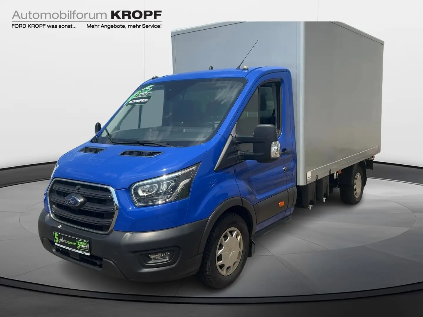 Ford Transit 350 Koffer 185 PS AHK Fahrtenschreiber Blau - 2