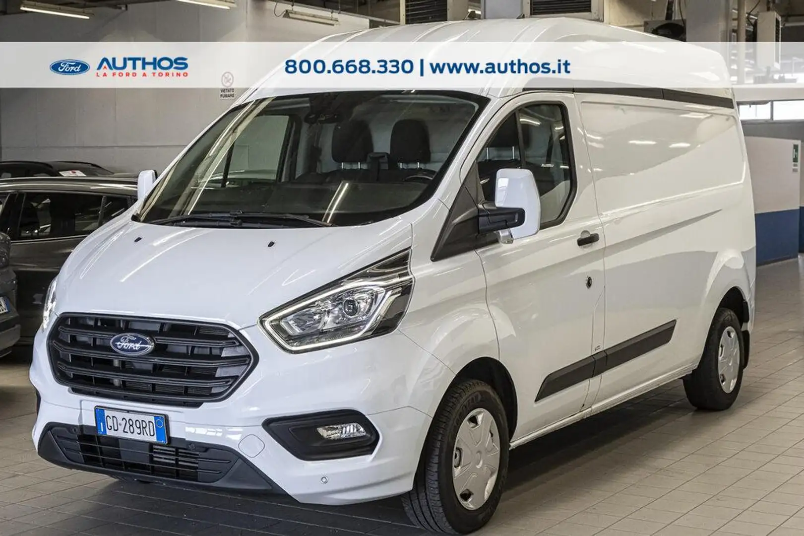 Ford Transit Custom 300 2.0 tdci 130cv Trend L2H1 E6.2 Bianco - 1