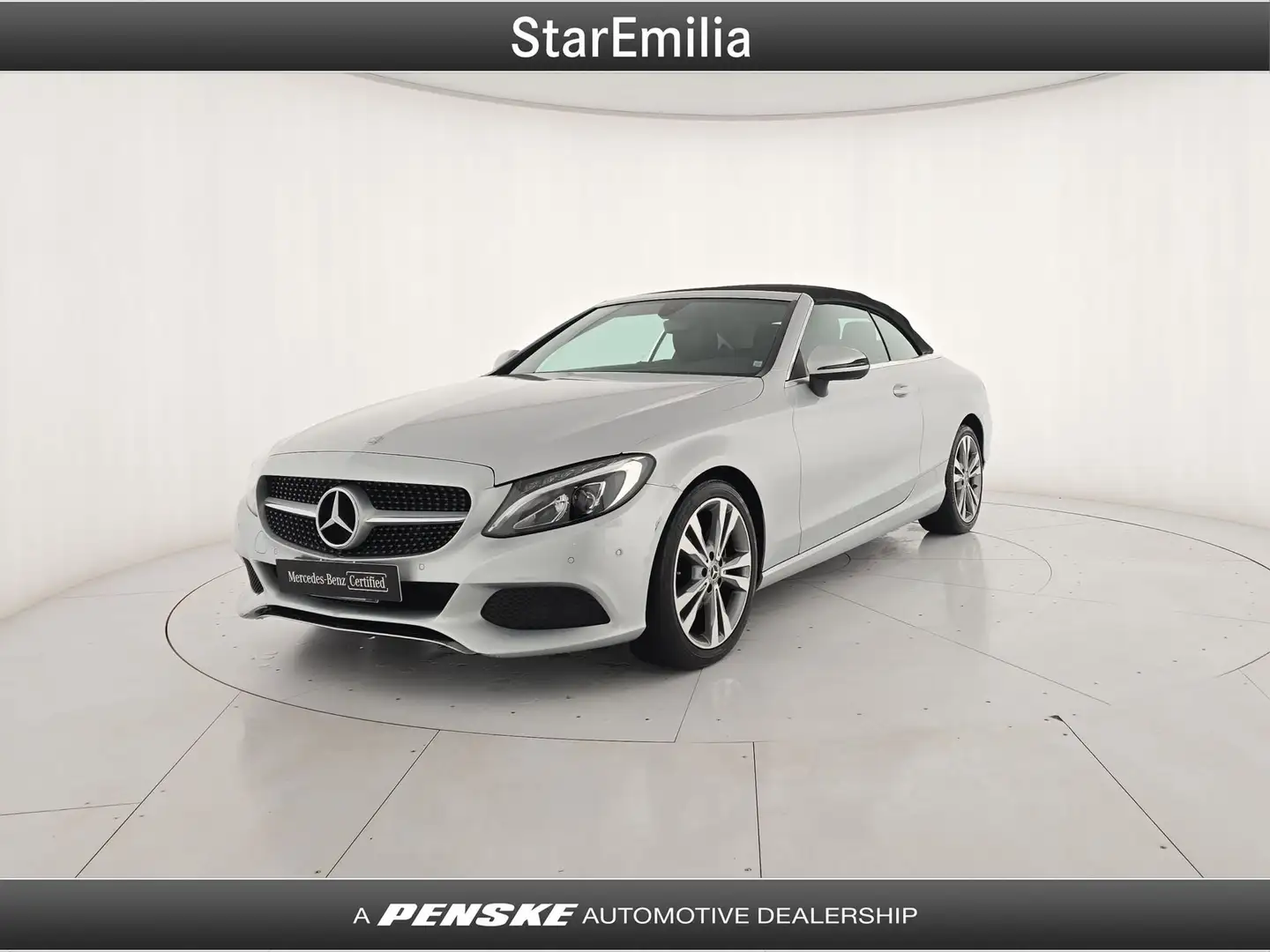 Mercedes-Benz C 220 C 220 d 4Matic Auto Cabrio Sport Silber - 1