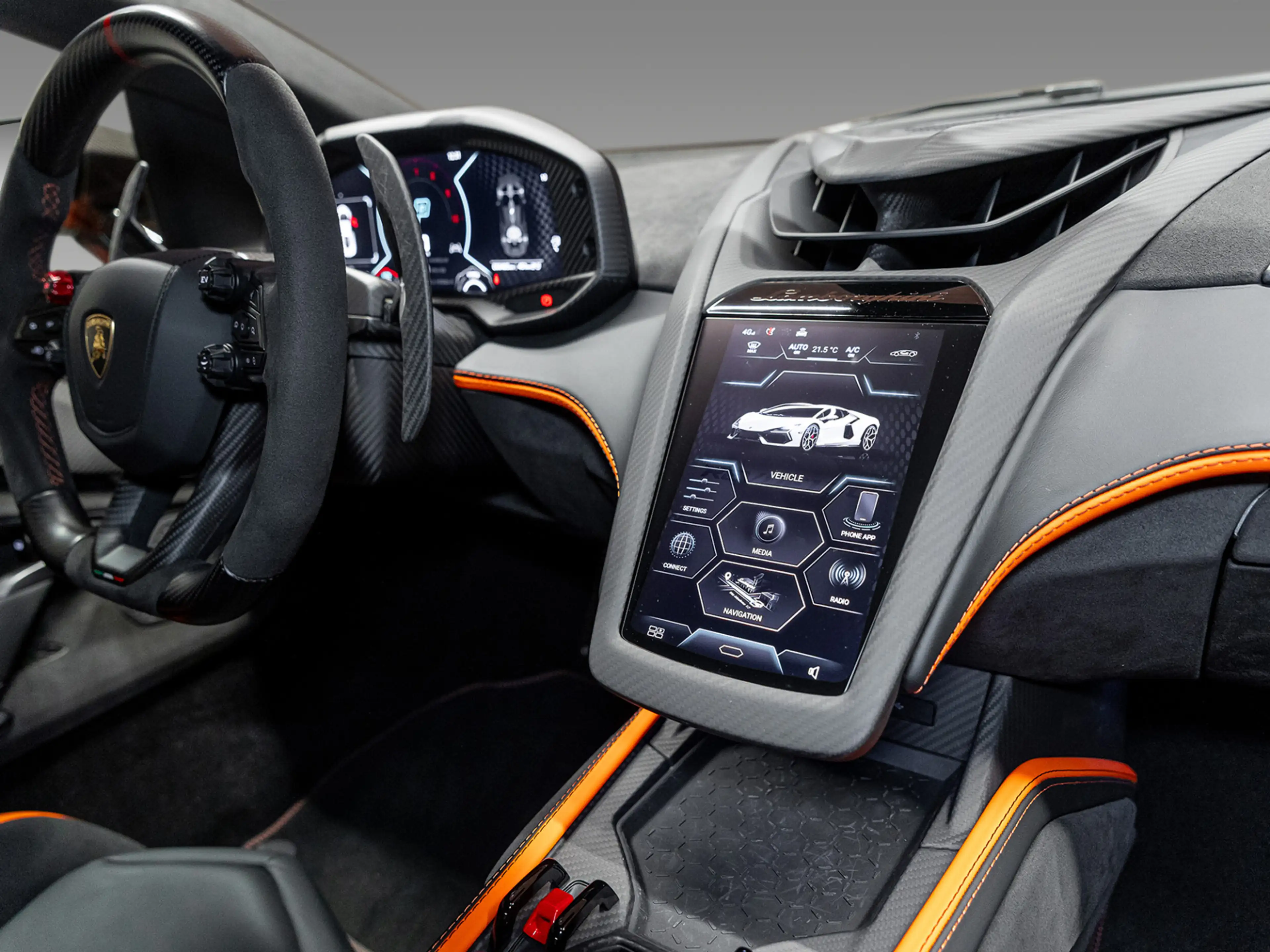 Lamborghini Revuelto | Carbon Interior | Sonus Faber | Passenger Displa — photo 7