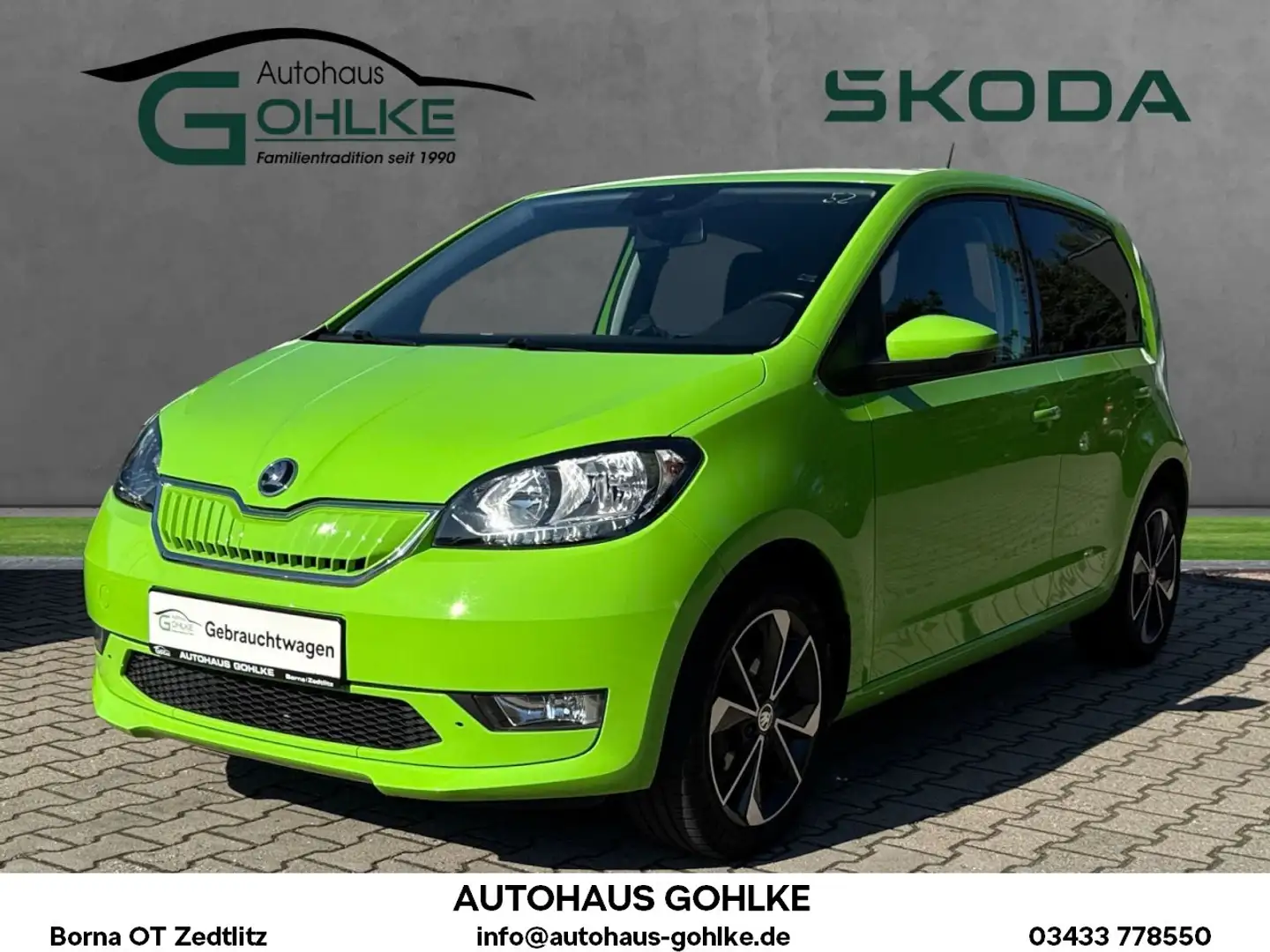 Skoda Citigo e iV Style*Klimaautomatik*Sitzheizung* Klima Grün - 1