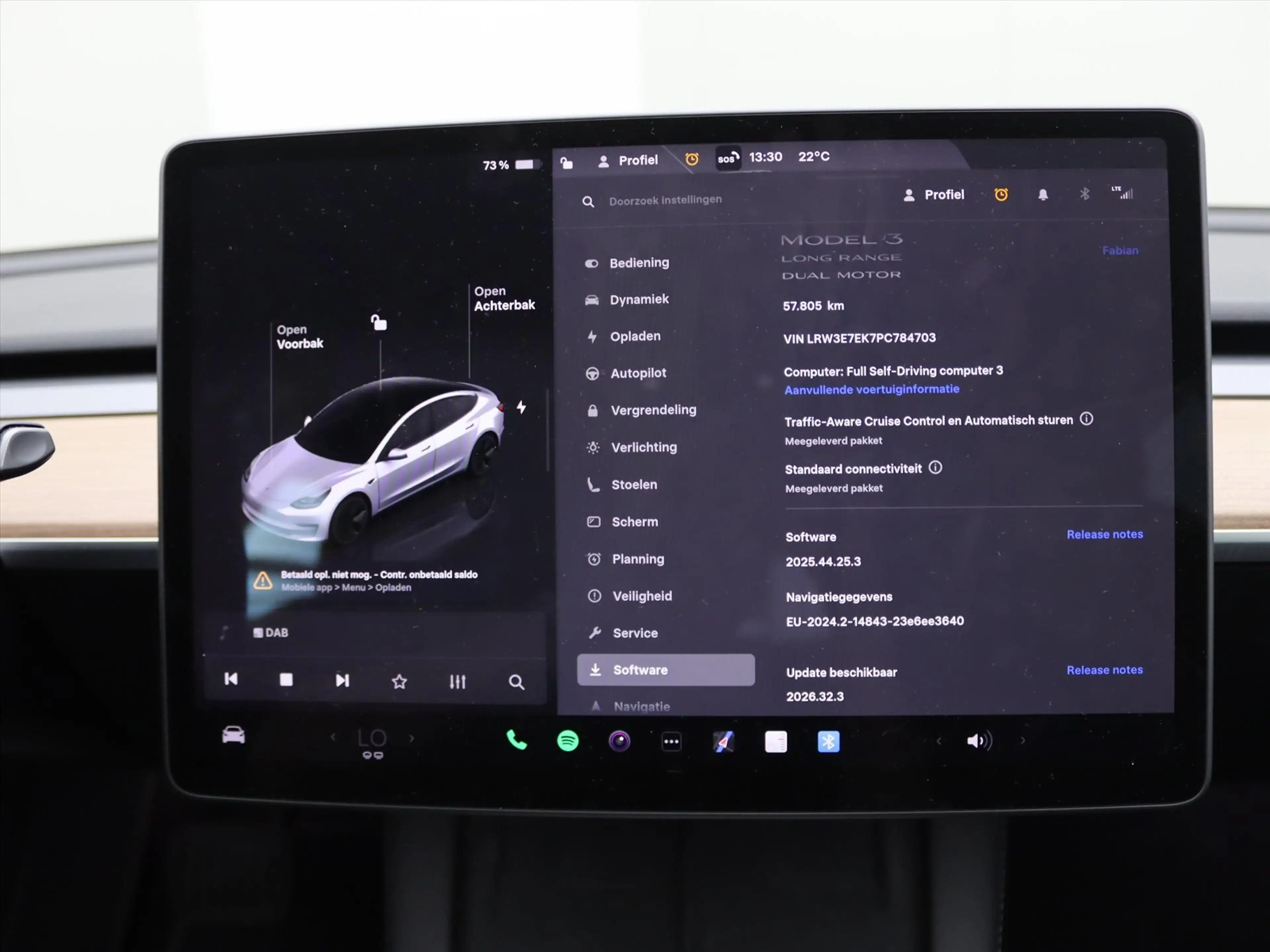 Tesla Model 3 Long-Range AWD 351pk 75 kWh UPGRADE 94.2% SoH [ AM — photo 34