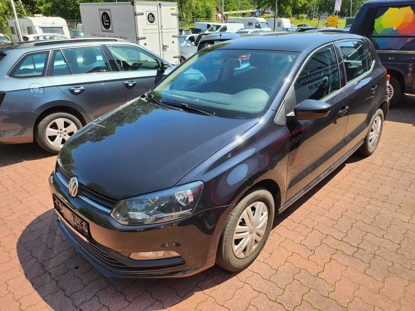 Volkswagen Polo 1.0 BMT Trendline - Klima/Bluetoth Noir - 1