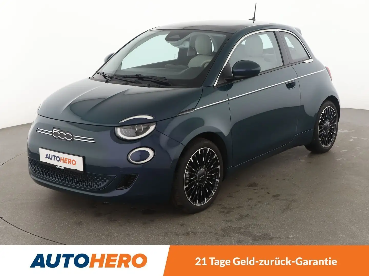 Fiat 500e electric drive 87 kW 'la Prima' Aut.*NAVI*LED*ACC* Grün - 1