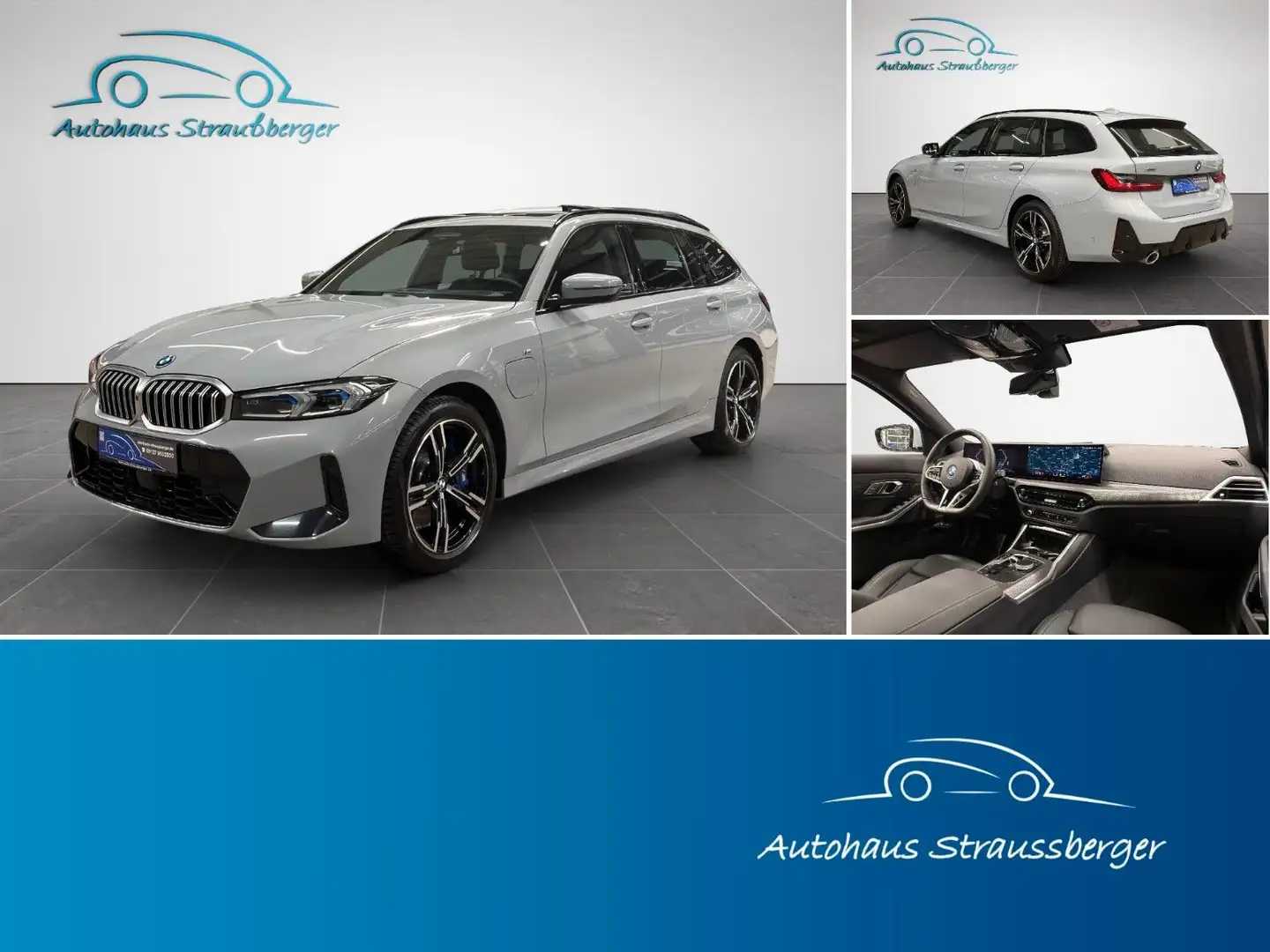 BMW 330 xe Touring M Sport ACC AHK H/K 360° PANO HuD Grau - 1