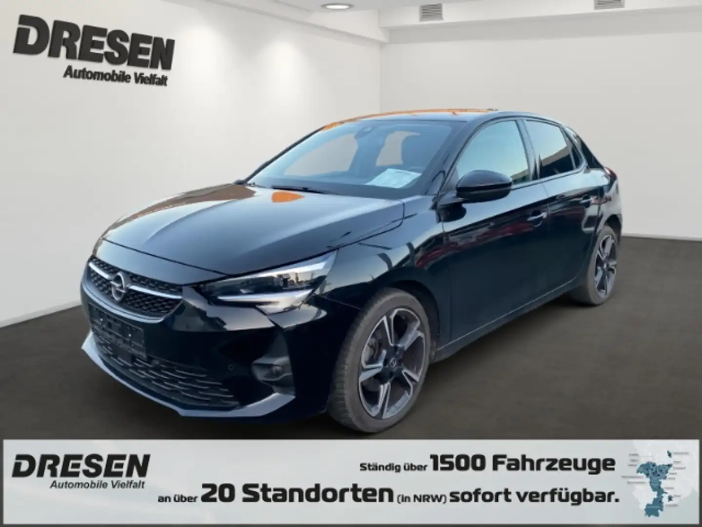 Opel Corsa F GS Line LED Blendfreies Fernl. Kurvenlicht Apple Schwarz - 1