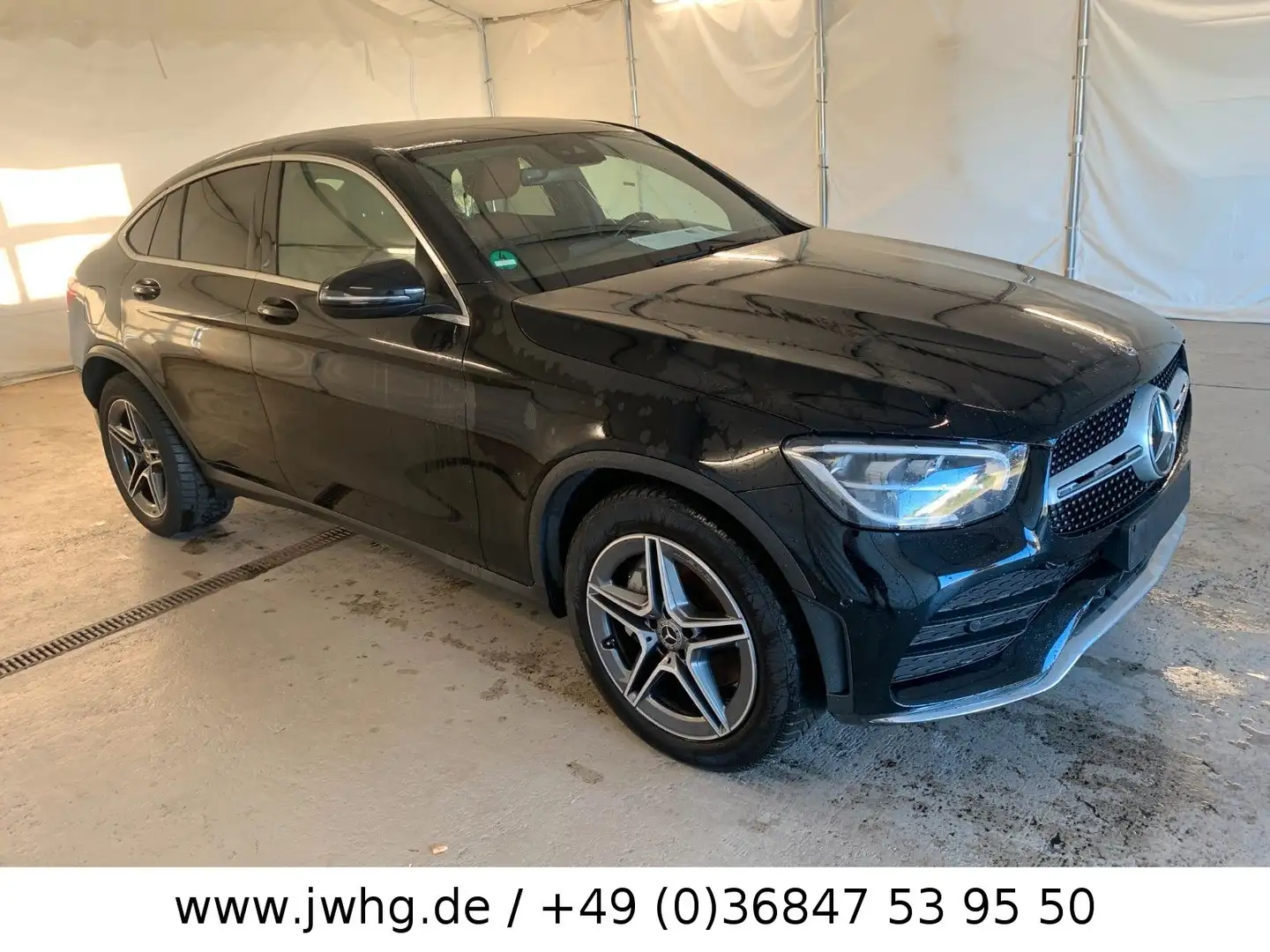 Mercedes-Benz GLC 300 4M Coupé 2x AMG Line LED FahrAss+ StndHz Noir - 2