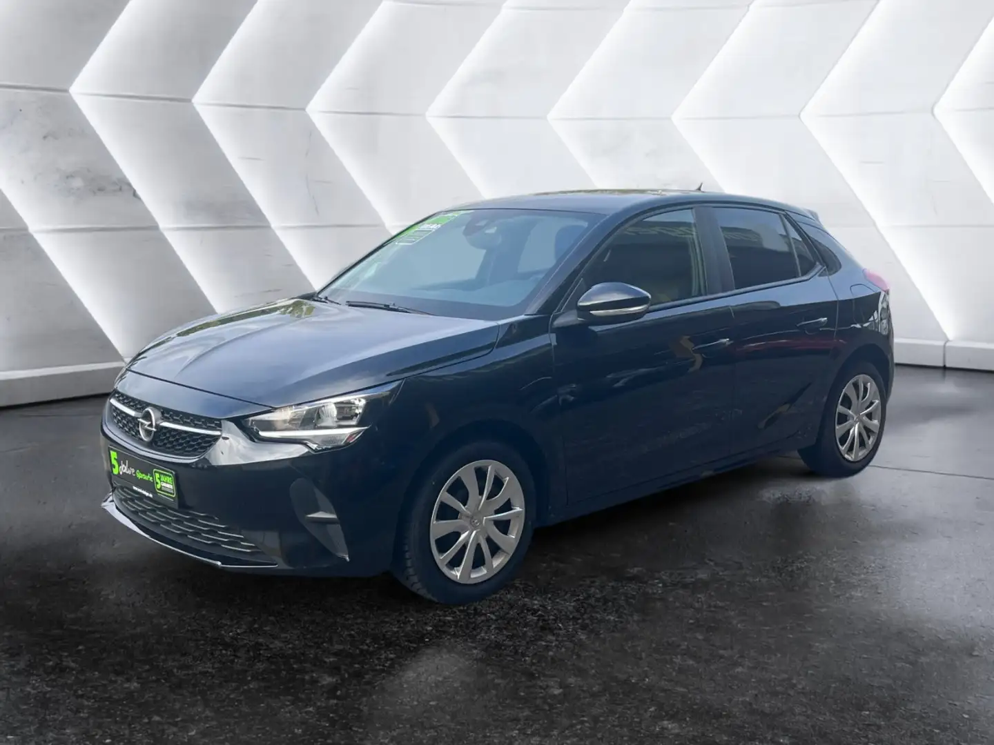 Opel Corsa F 1.2 Turbo Edition Matrix Kam. LM Navi Zwart - 2