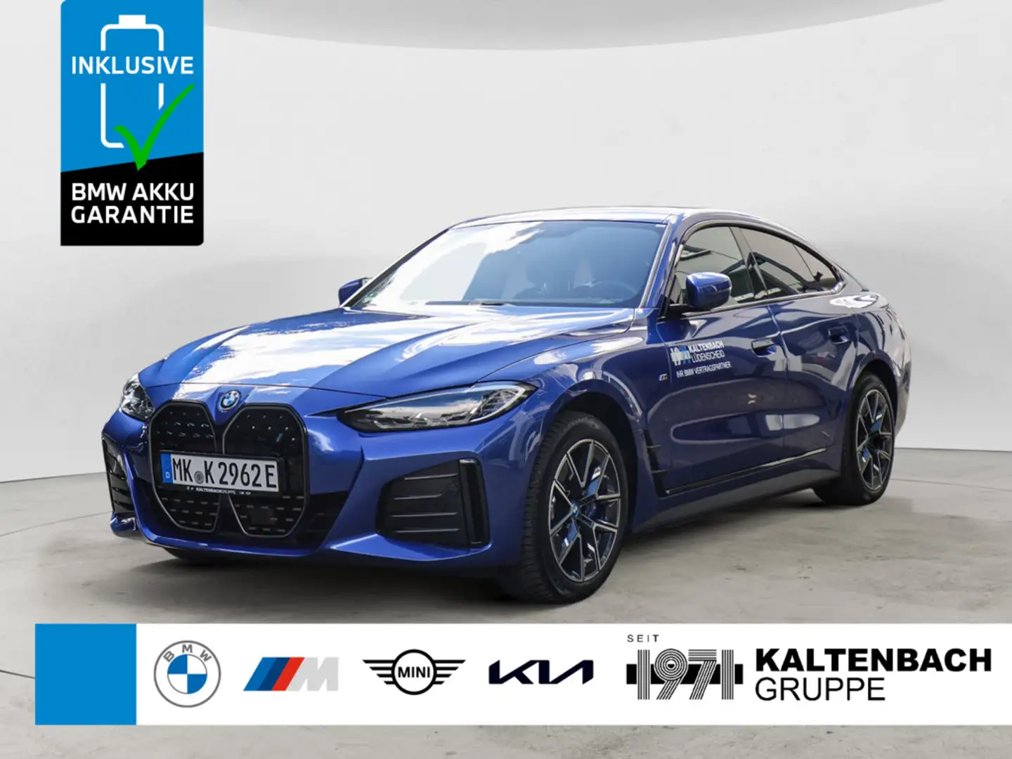 BMW i4 Gran Coupe 35 eDrive M-Sport AHK LED ACC Blau - 1