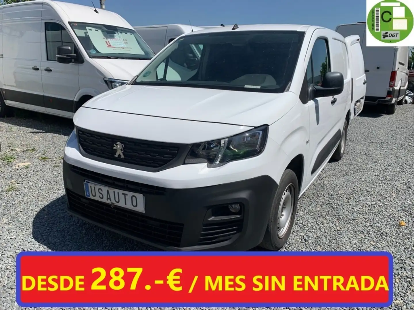 Peugeot Partner 1.5BlueHDI S&S Asphalt Standard 600kg 100 Blanco - 1