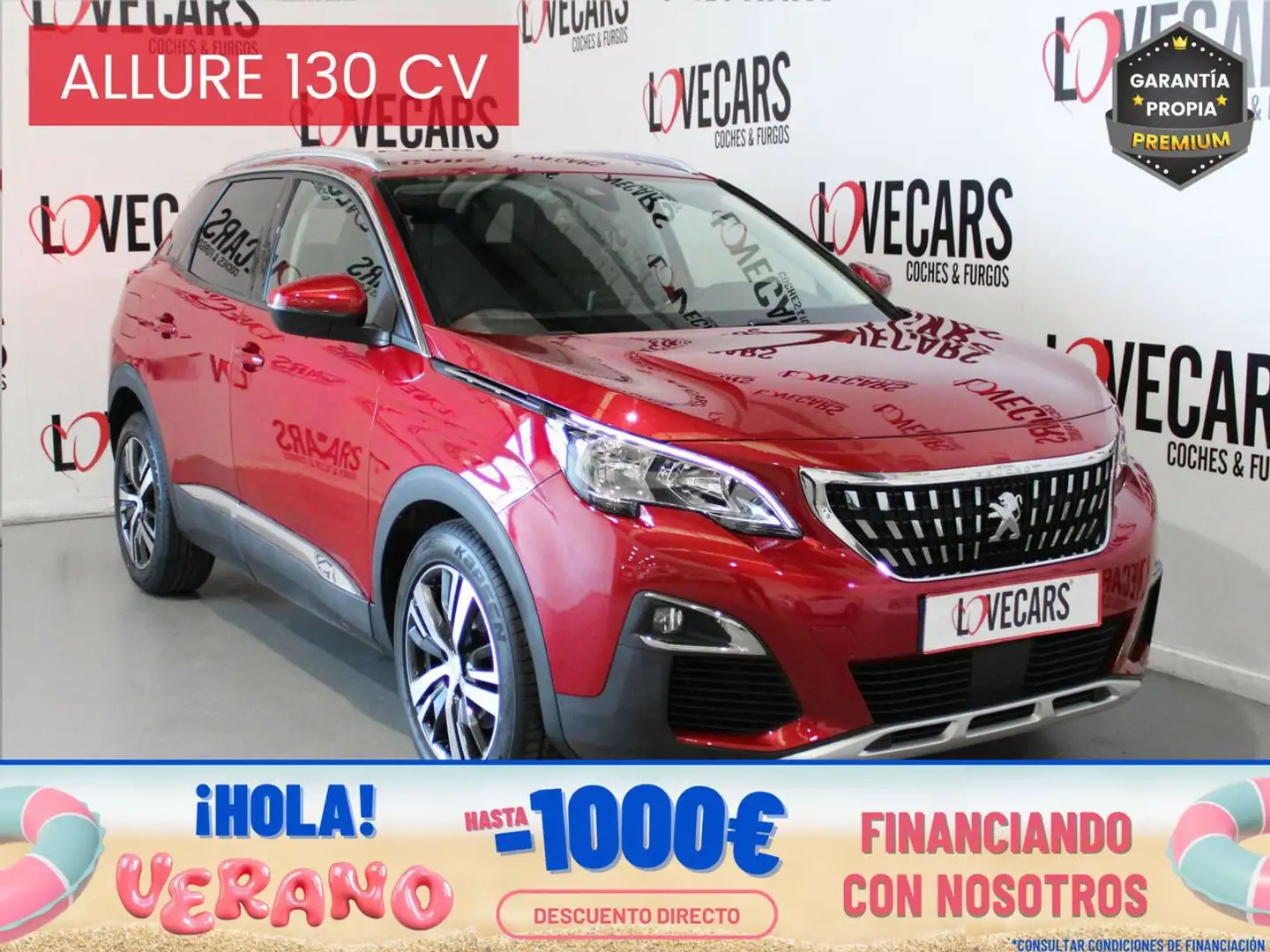 Peugeot 3008 1.5 BlueHDi 96kW (130CV) S&S Allure Rojo - 1